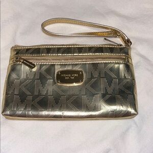 Michael Kors Gold Wristlet